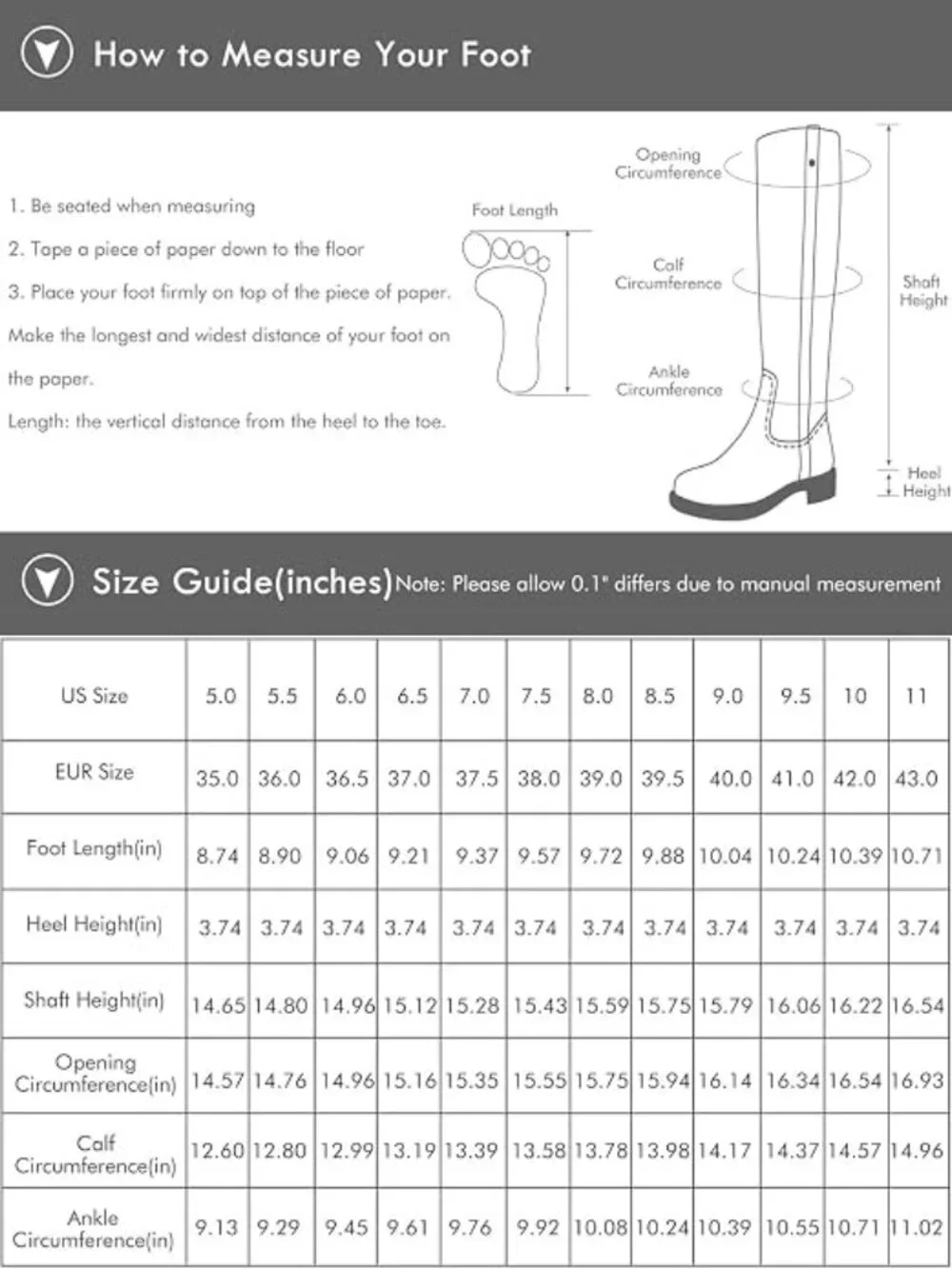 Women's Brown Faux Leather Comfortable Zipper Sexy Pointed Toe Knee High Boots